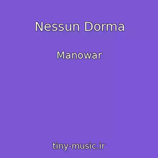 کاور آهنگ Nessun Dorma از Manowar