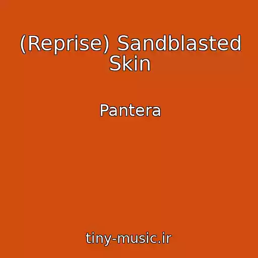 کاور آهنگ (Reprise) Sandblasted Skin از Pantera