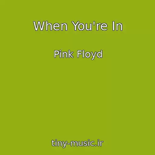 کاور آهنگ When You're In از Pink Floyd