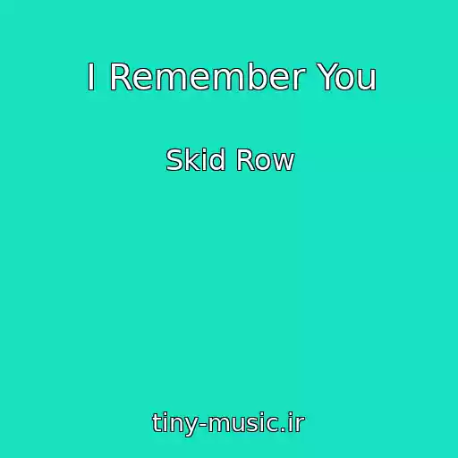 کاور آهنگ I Remember You از Skid Row