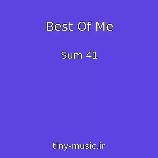 کاور آهنگ Best Of Me از Sum 41