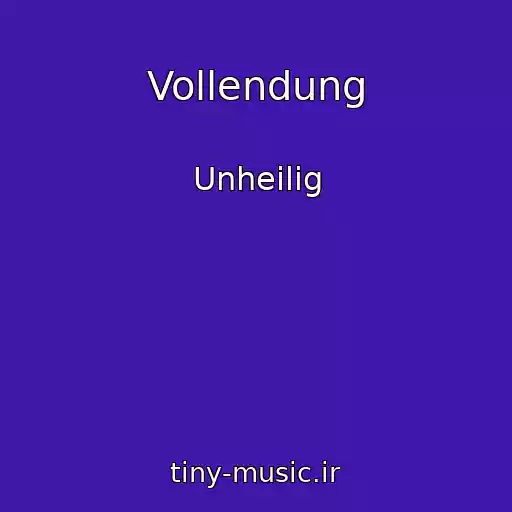 کاور آهنگ Vollendung از Unheilig
