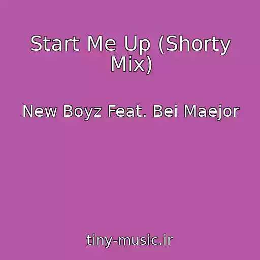 کاور آهنگ Start Me Up (Shorty Mix) از New Boyz Feat. Bei Maejor