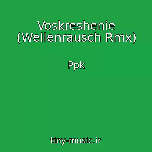 کاور آهنگ Voskreshenie (Wellenrausch Rmx) از Ppk