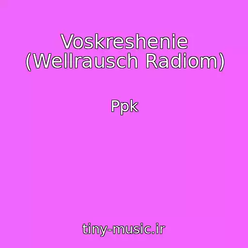 کاور آهنگ Voskreshenie (Wellrausch Radiom) از Ppk