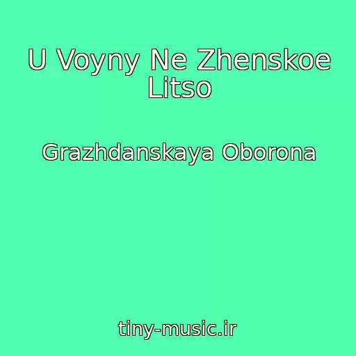 کاور آهنگ U Voyny Ne Zhenskoe Litso از Grazhdanskaya Oborona