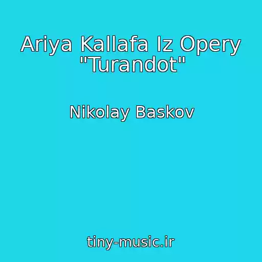 کاور آهنگ Ariya Kallafa Iz Opery "Turandot" از Nikolay Baskov