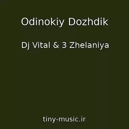 کاور آهنگ Odinokiy Dozhdik از Dj Vital & 3 Zhelaniya