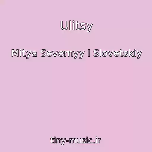 کاور آهنگ Ulitsy از Mitya Severnyy I Slovetskiy