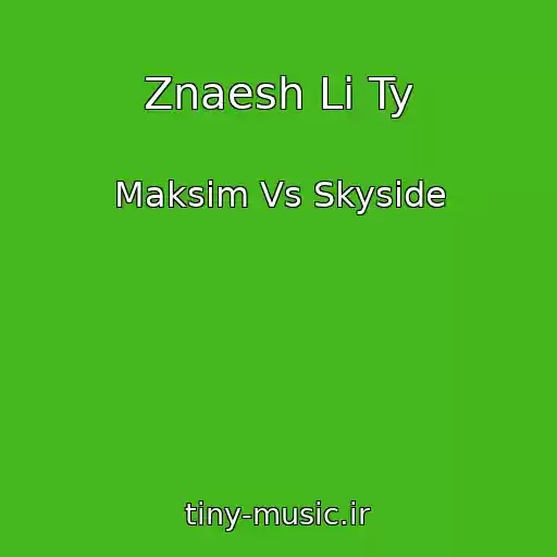 کاور آهنگ Znaesh Li Ty از Maksim Vs Skyside