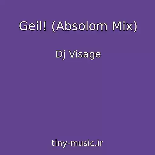 کاور آهنگ Geil! (Absolom Mix) از Dj Visage