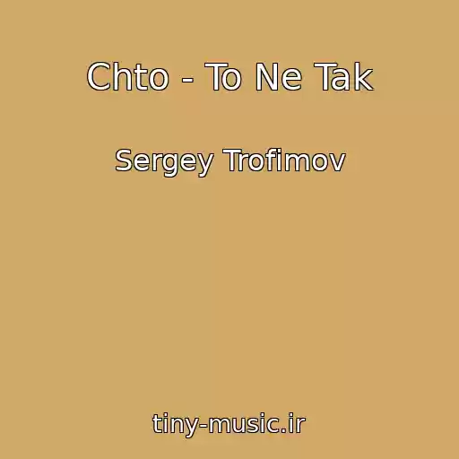 کاور آهنگ Chto - To Ne Tak از Sergey Trofimov