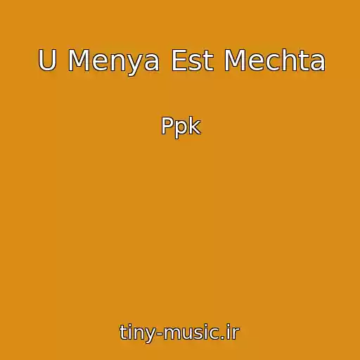 کاور آهنگ U Menya Est Mechta از Ppk