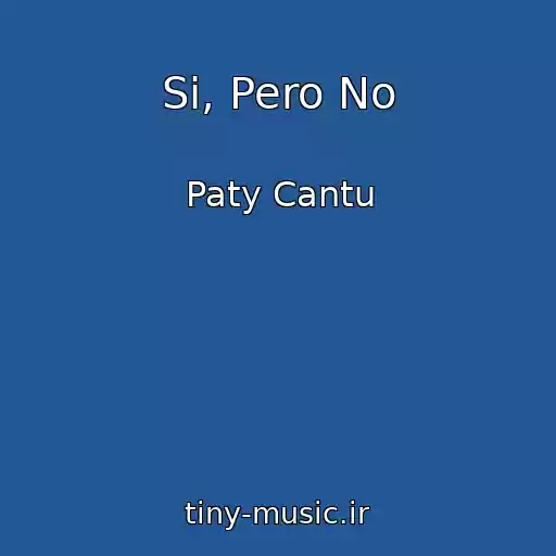 کاور آهنگ Si, Pero No از Paty Cantu