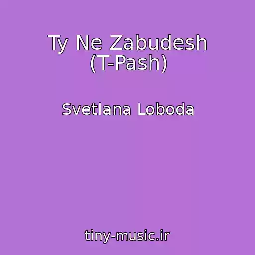 کاور آهنگ Ty Ne Zabudesh (T-Pash) از Svetlana Loboda
