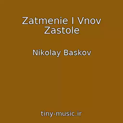 کاور آهنگ Zatmenie I Vnov Zastole از Nikolay Baskov