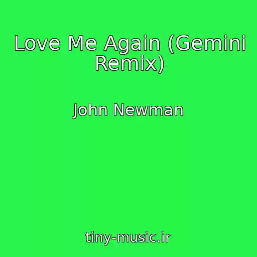 کاور آهنگ Love Me Again (Gemini Remix) از John Newman
