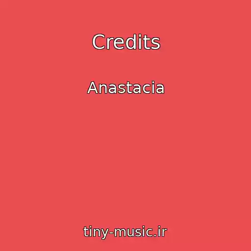 کاور آهنگ Credits از Anastacia