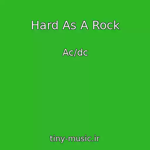 کاور آهنگ Hard As A Rock از Ac/dc