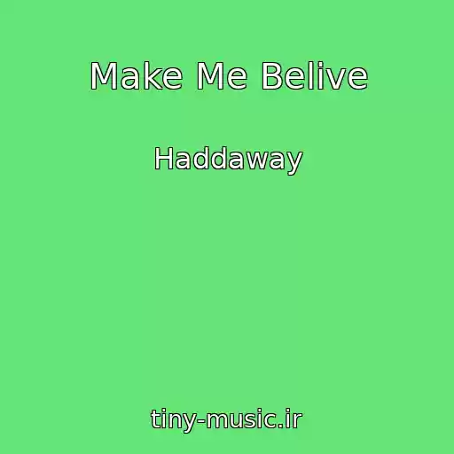 کاور آهنگ Make Me Belive از Haddaway