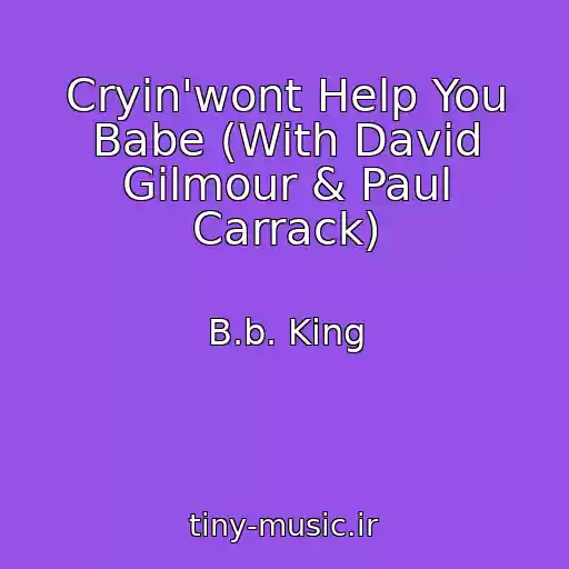 کاور آهنگ Cryin'wont Help You Babe (With David Gilmour & Paul Carrack) از B.b. King