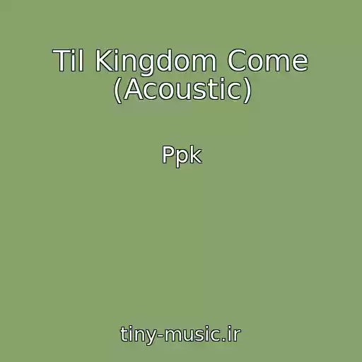 کاور آهنگ Til Kingdom Come (Acoustic) از Ppk
