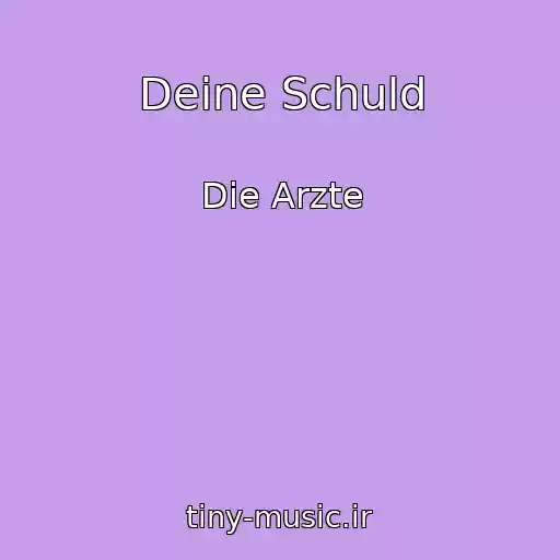 کاور آهنگ Deine Schuld از Die Arzte