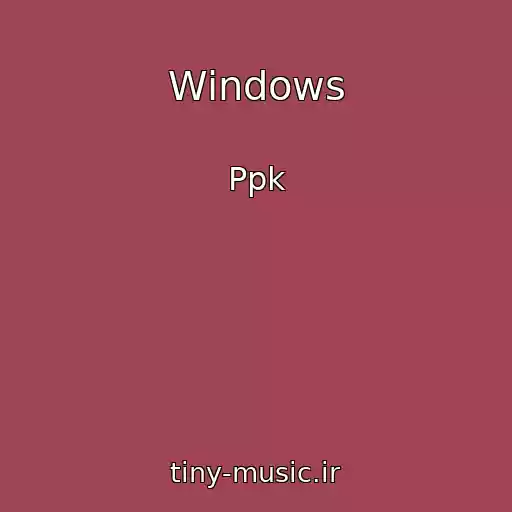 کاور آهنگ Windows از Ppk