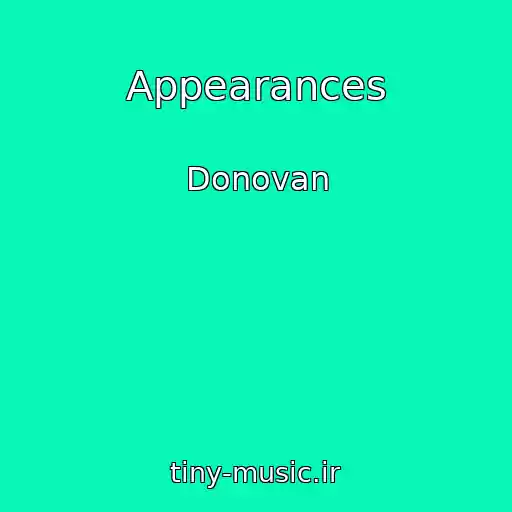 کاور آهنگ Appearances از Donovan