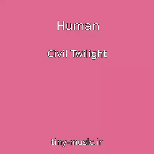 کاور آهنگ Human از Civil Twilight