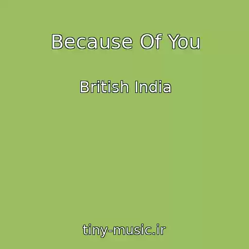 کاور آهنگ Because Of You از British India