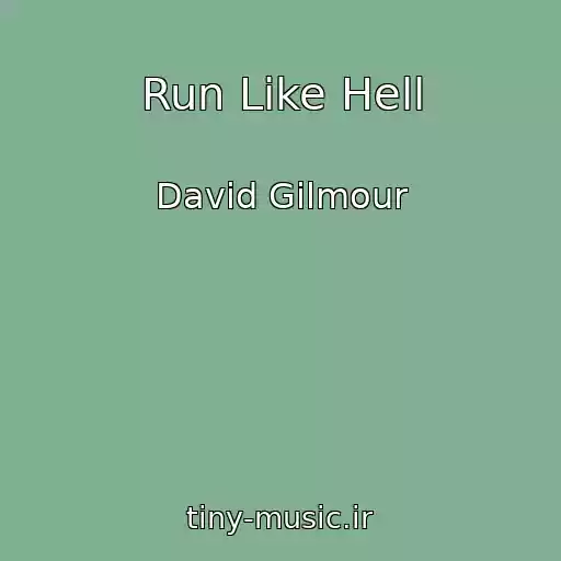 کاور آهنگ Run Like Hell از David Gilmour