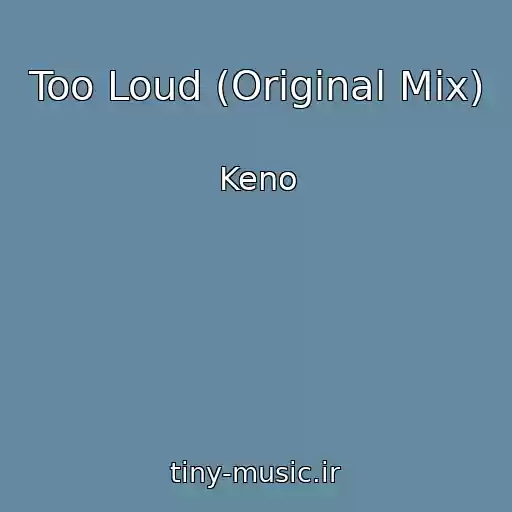کاور آهنگ Too Loud (Original Mix) از Keno