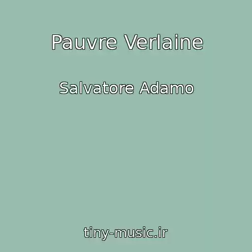 کاور آهنگ Pauvre Verlaine از Salvatore Adamo