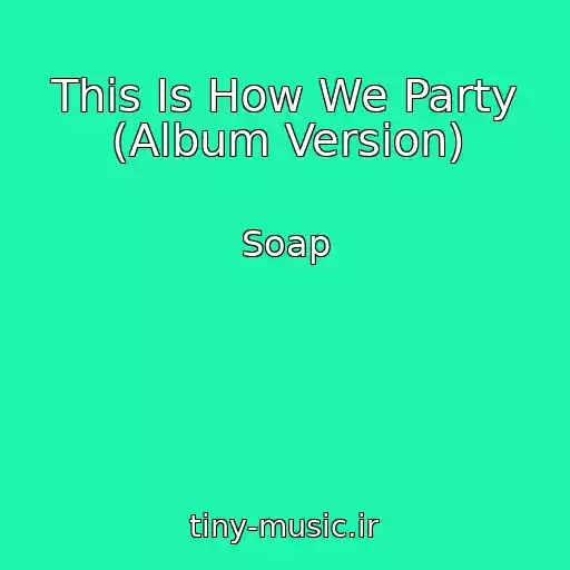 کاور آهنگ This Is How We Party (Album Version) از Soap