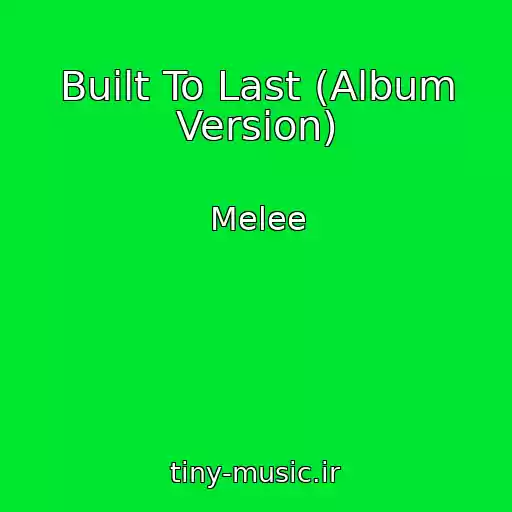 کاور آهنگ Built To Last (Album Version) از Melee