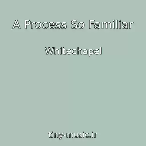 کاور آهنگ A Process So Familiar از Whitechapel