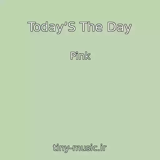 کاور آهنگ Today’S The Day از Pink