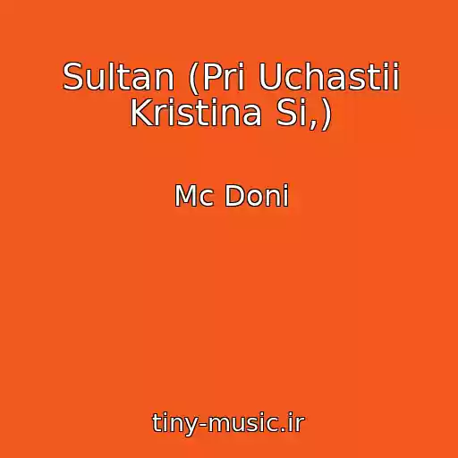 کاور آهنگ Sultan (Pri Uchastii Kristina Si,) از Mc Doni