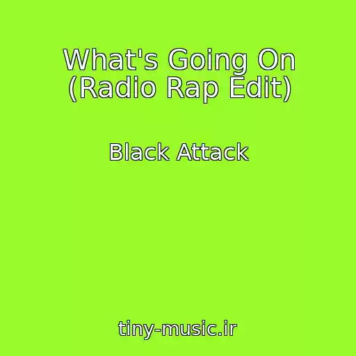 کاور آهنگ What's Going On (Radio Rap Edit) از Black Attack