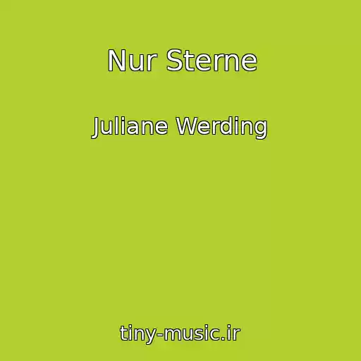 کاور آهنگ Nur Sterne از Juliane Werding