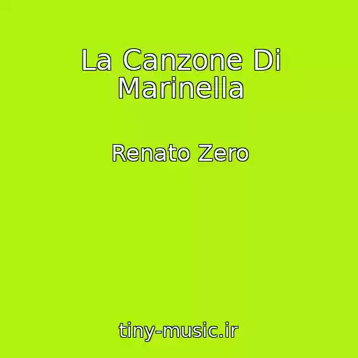 کاور آهنگ La Canzone Di Marinella از Renato Zero