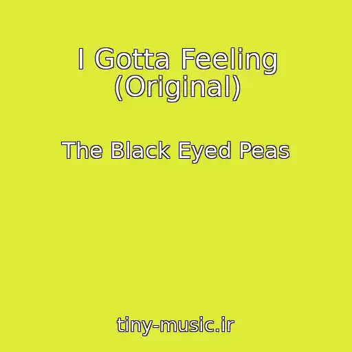 کاور آهنگ I Gotta Feeling (Original) از The Black Eyed Peas