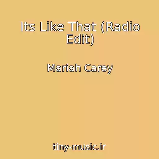 کاور آهنگ Its Like That (Radio Edit) از Mariah Carey