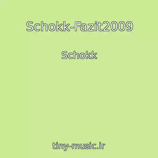 کاور آهنگ Schokk-Fazit2009 از Schokk