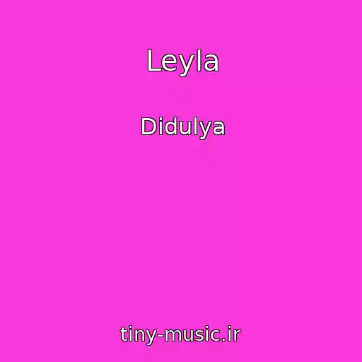 کاور آهنگ Leyla از Didulya