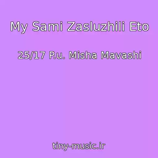 کاور آهنگ My Sami Zasluzhili Eto از 25/17 P.u. Misha Mavashi