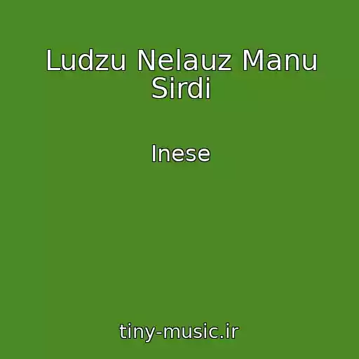 کاور آهنگ Ludzu Nelauz Manu Sirdi از Inese