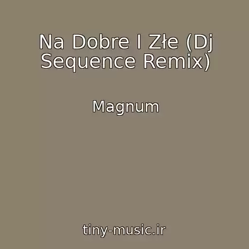 کاور آهنگ Na Dobre I Złe (Dj Sequence Remix) از Magnum