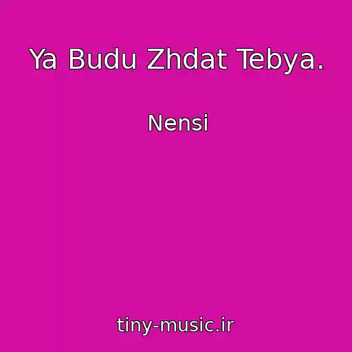 کاور آهنگ Ya Budu Zhdat Tebya. از Nensi